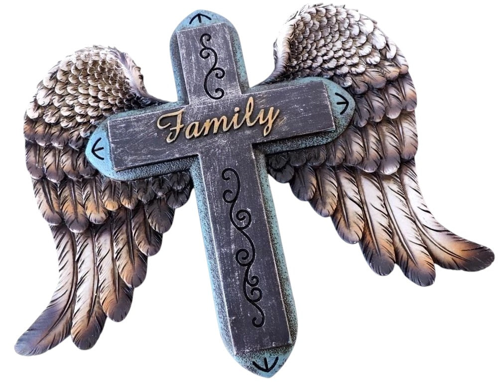 9 1/2x8" Family Wing Cross