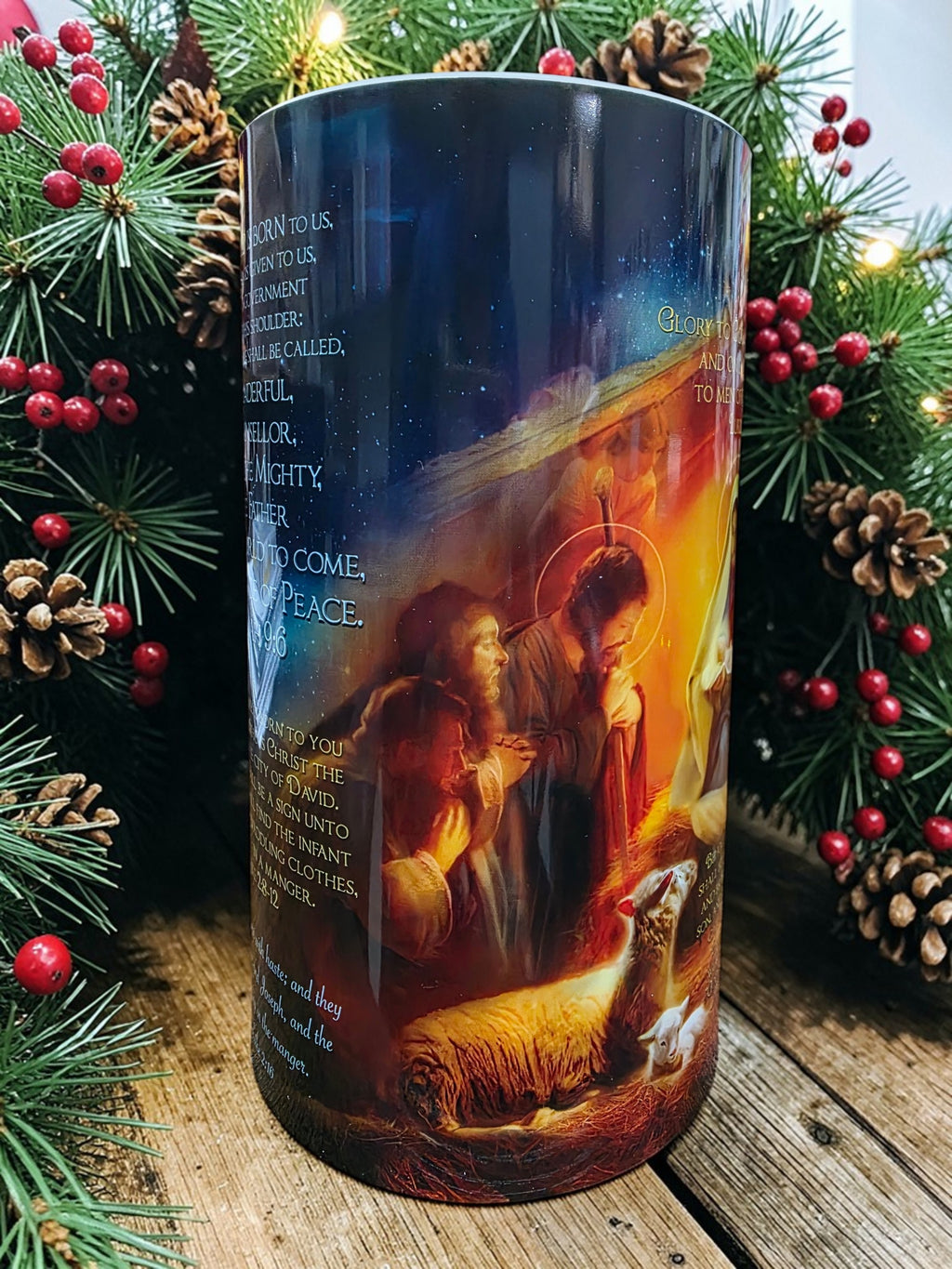 4x7 Nativity LED Candle