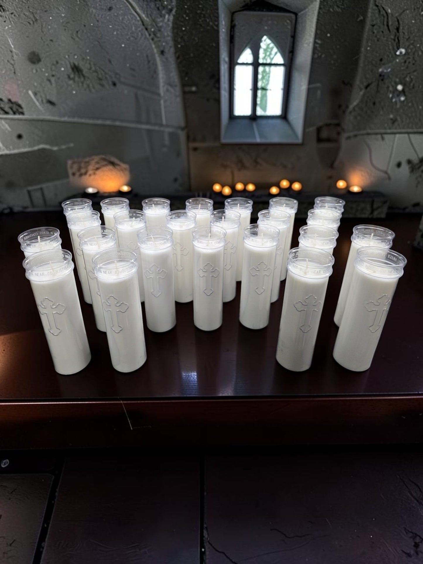 24 Large Candle Wax Inserts Root