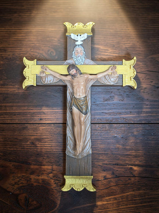 10.25" Holy Trinity Wall Cross