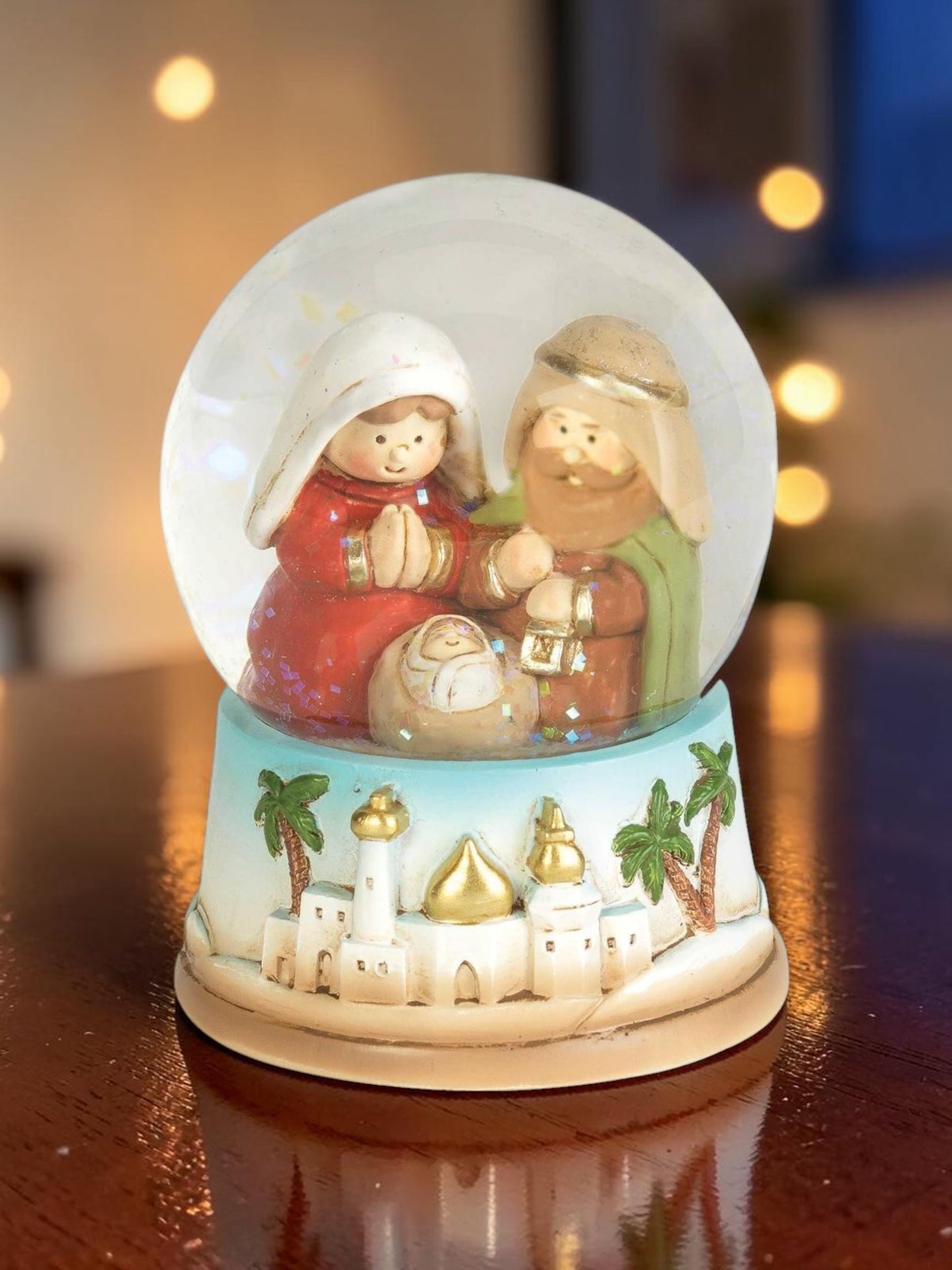 3.5" Holy Family Water Globe