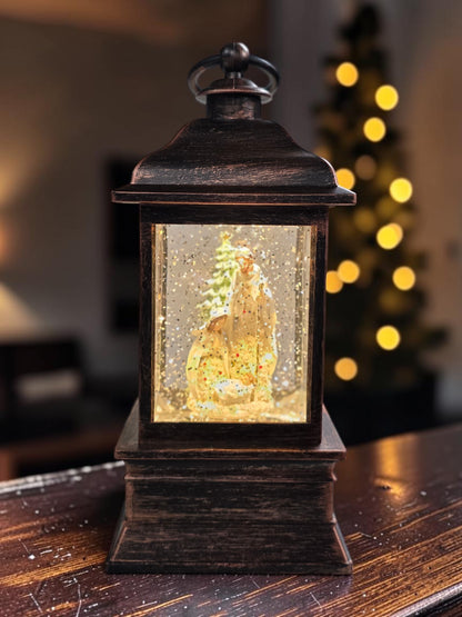 9" LED Holy Family Lantern