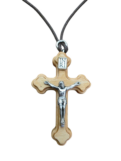 Olive Wood CFX Cord Necklace