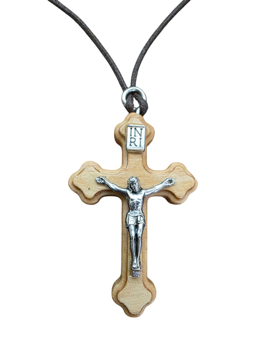 Olive Wood CFX Cord Necklace