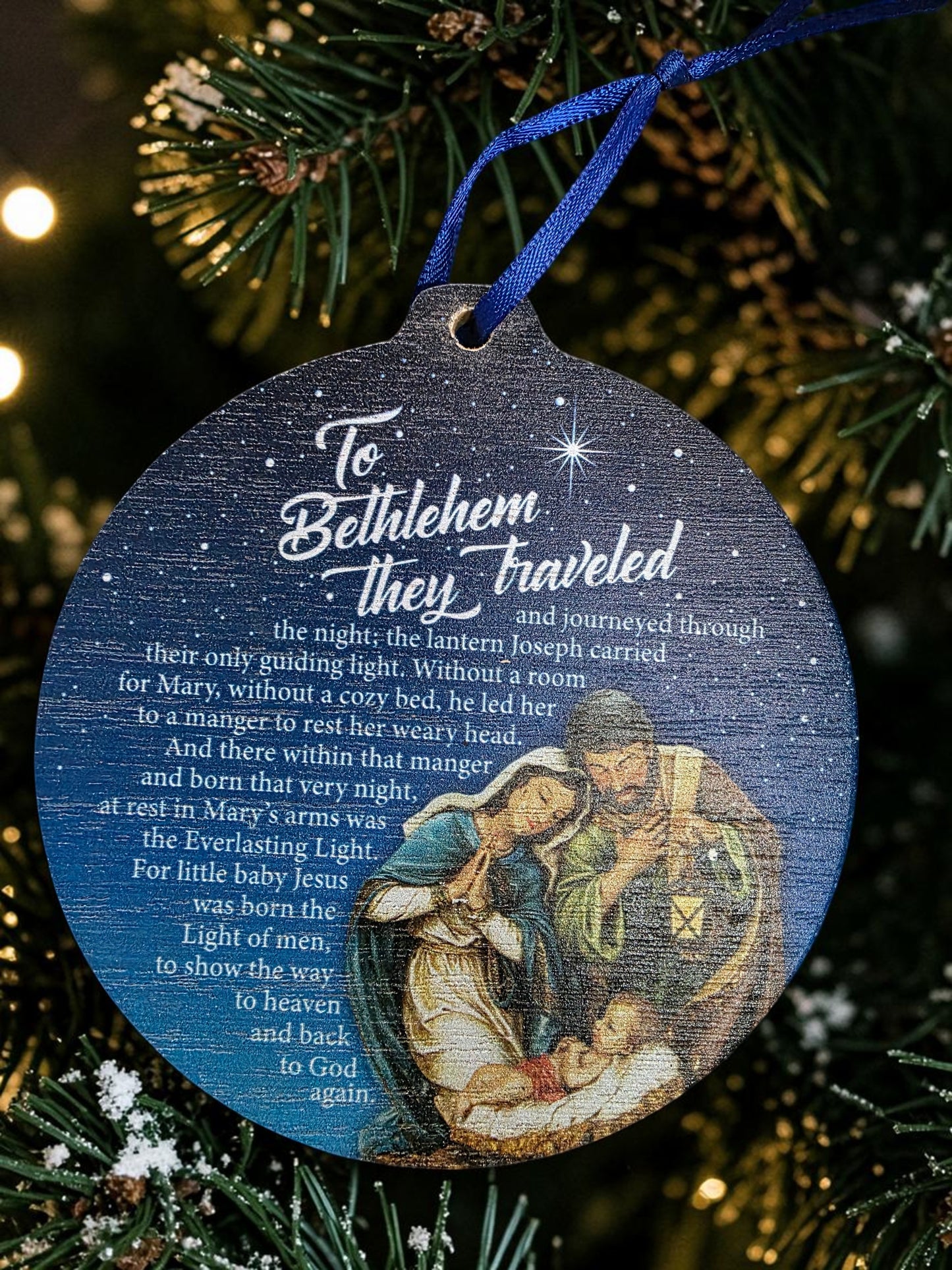To Bethlehem They Traveled Ornament