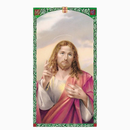 The Ten Commandments Holy Prayer Card