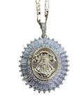 24" VDSJ Gold Crystal Necklace