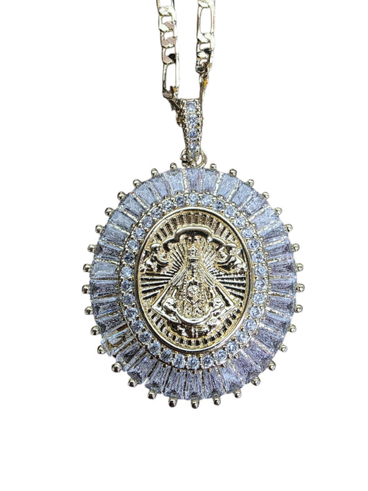 24" VDSJ Gold Crystal Necklace