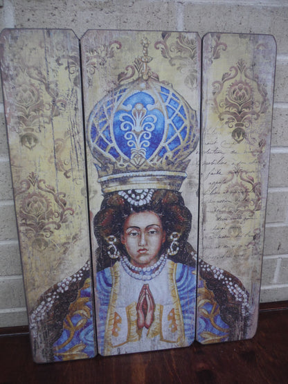 Virgen de San Juan Wall Wood Panel