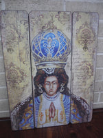 Virgen de San Juan Wall Wood Panel