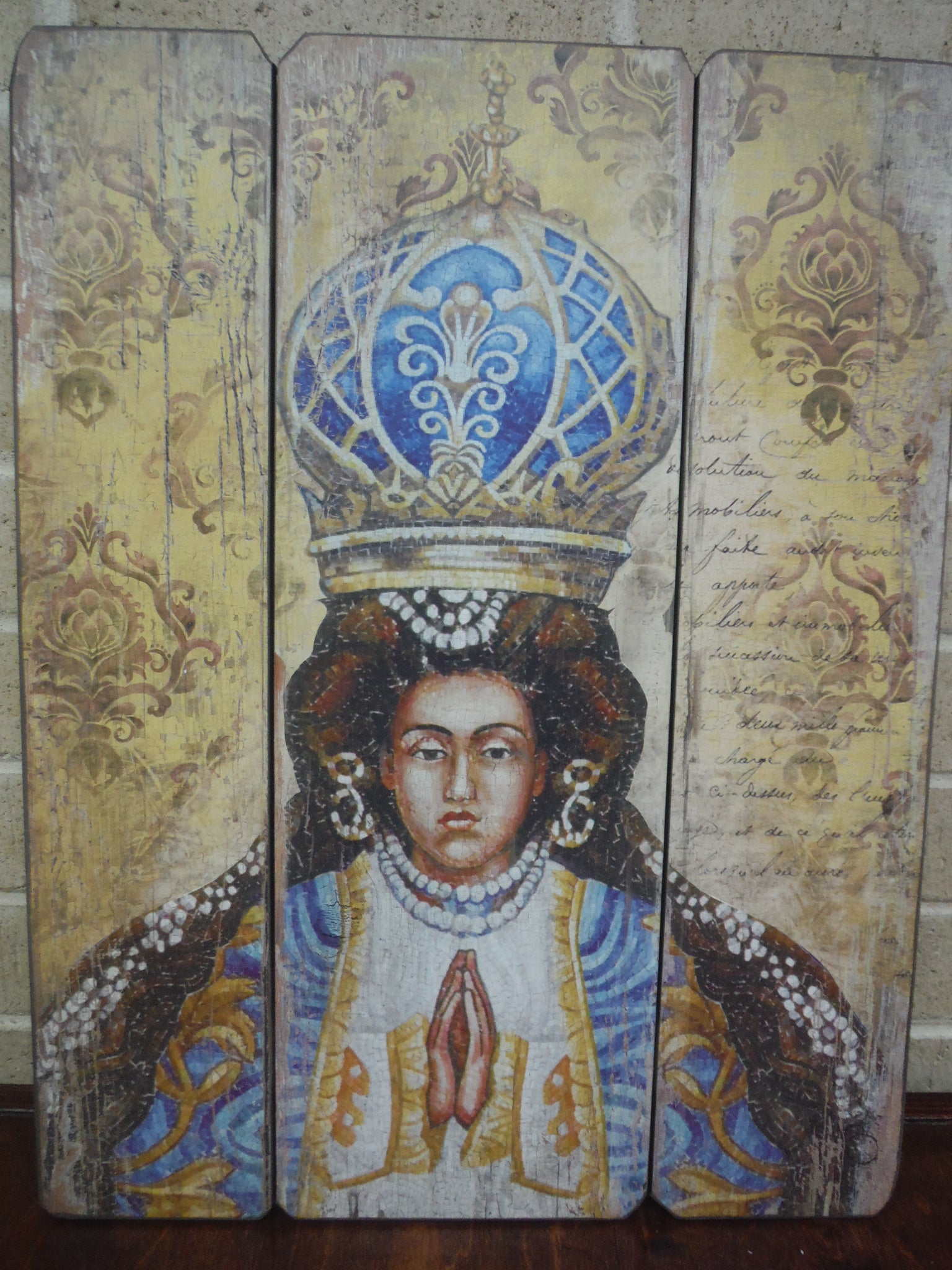 Virgen de San Juan Wall Wood Panel