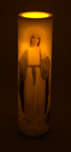 Lady of Miracles LED Candle