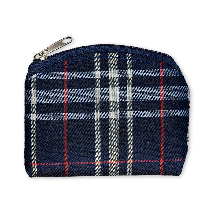 Plaided Rosary Pouch (MORE COLORS)