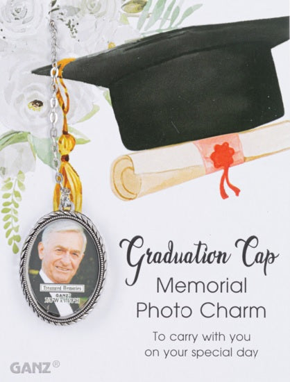 Memorial Graduation Cap Charm
