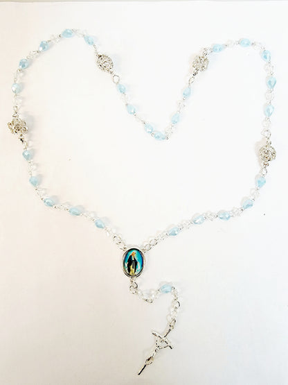 Our Lady of Grace Crystal Rosary