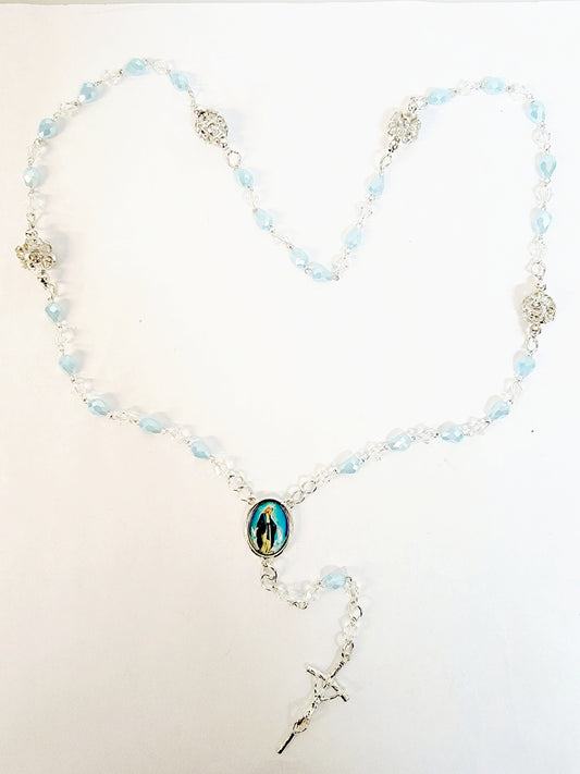 Our Lady of Grace Crystal Rosary