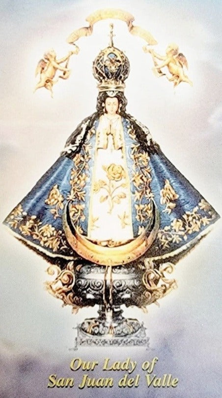 Our Lady of San Juan Laminated Prayer Card (MORE IMAGES)