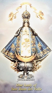 Our Lady of San Juan Laminated Prayer Card (MORE IMAGES)