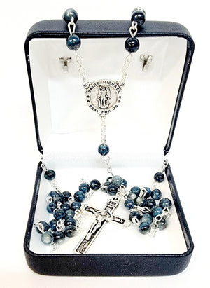 Blue Saint Michael Rosary