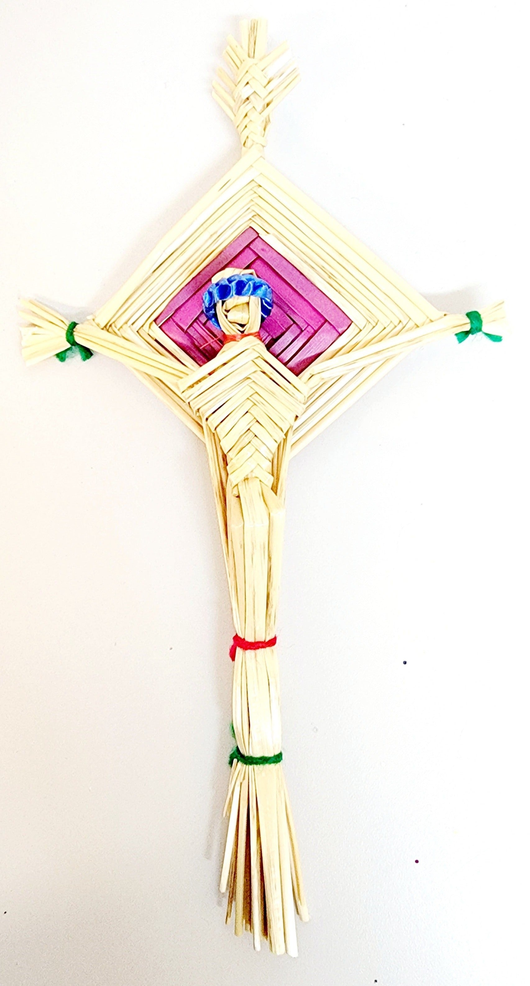 Small Crucifix Dried Palm