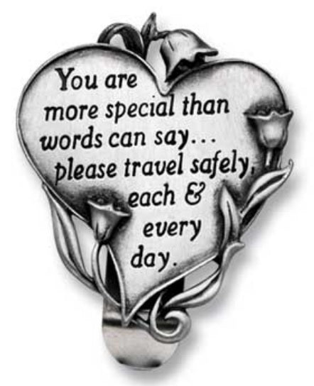 Heart Car Visor Clip (MORE STYLES)