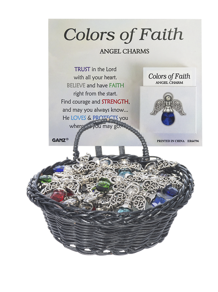 Colors of Faith Angel Pocket Charm