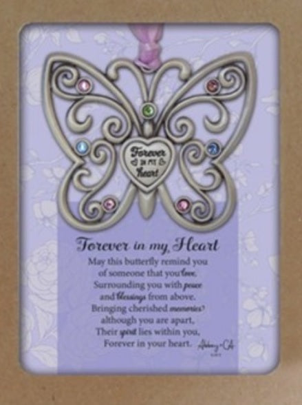 Forever in My Heart Butterfly Ornament
