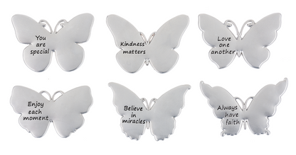 Miracle of Each Day Butterfly Pocket Charm