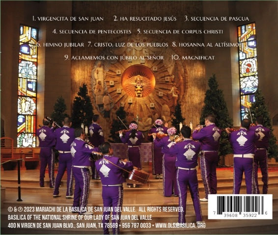Mariachi de la Basilica De San Juan-Virgen Maria Madre del Pan Para el Viajero CD