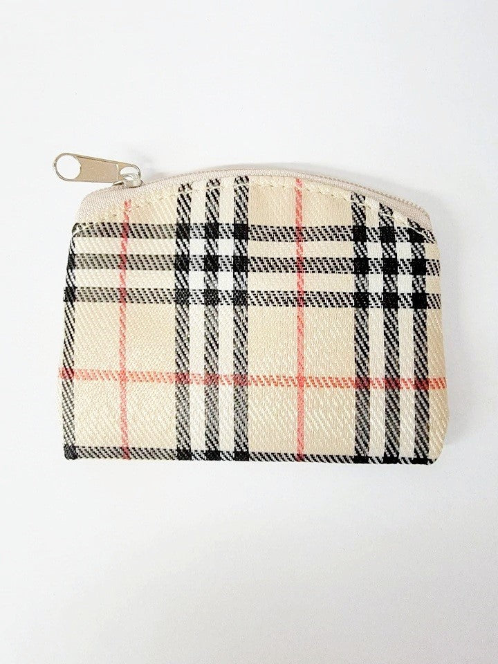 Plaided Rosary Pouch (MORE COLORS)