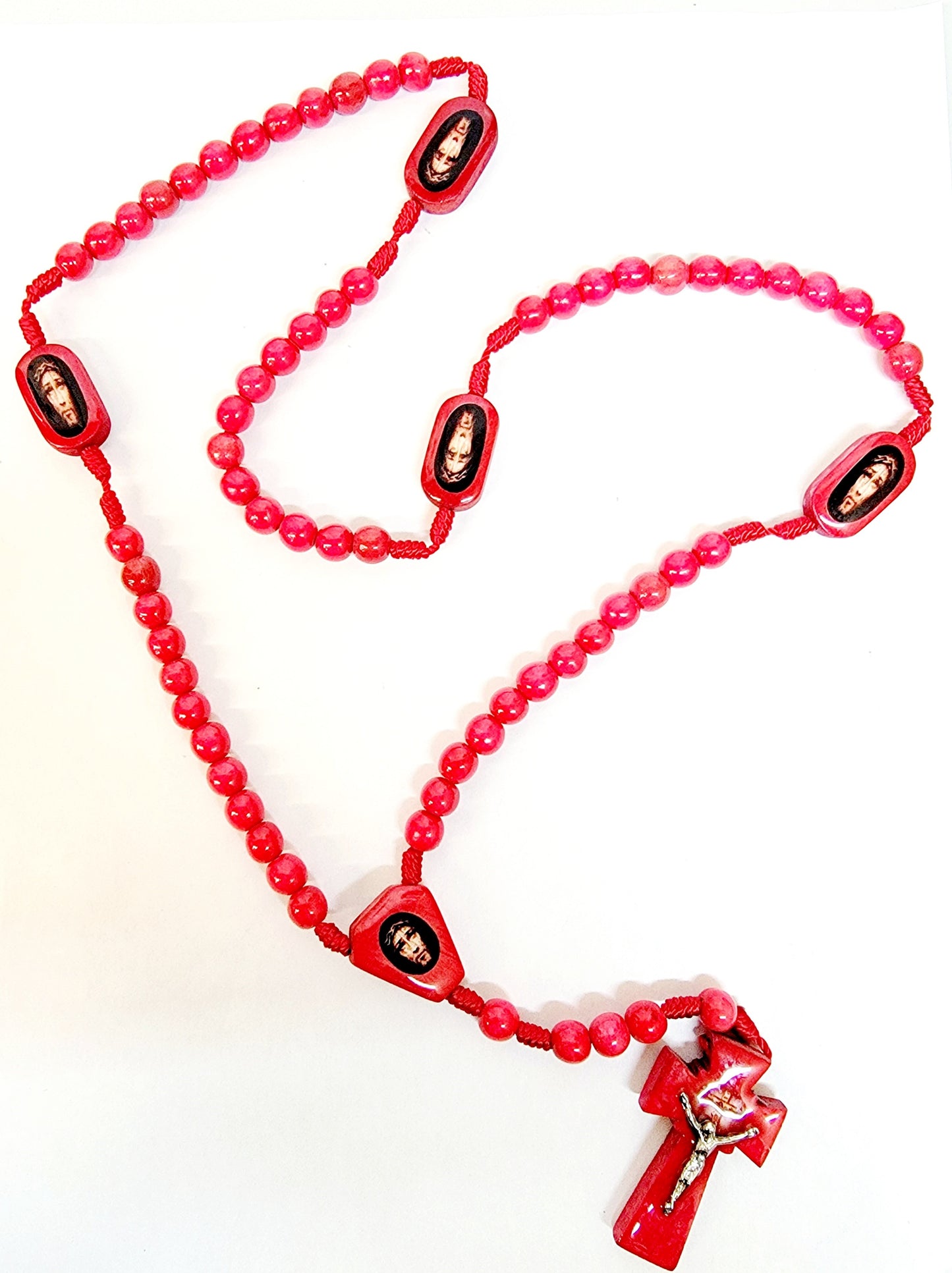 Wood Rosary (MORE SAINTS)
