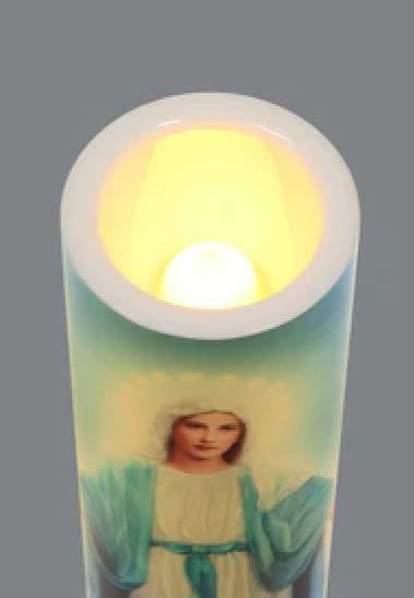 Lady of Miracles LED Candle