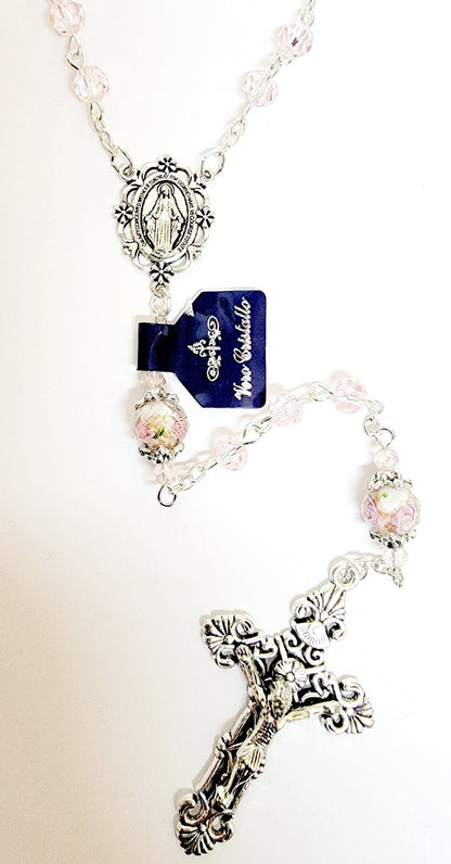 Miraculous Floral Crystal Rosary (MORE COLORS)