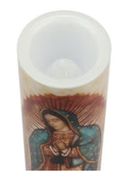 Our Lady of Guadalupe LED Candle