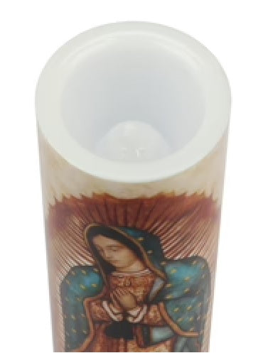 Our Lady of Guadalupe LED Candle