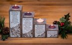 Love-Hope-Peace-Joy Advent Pillar Set