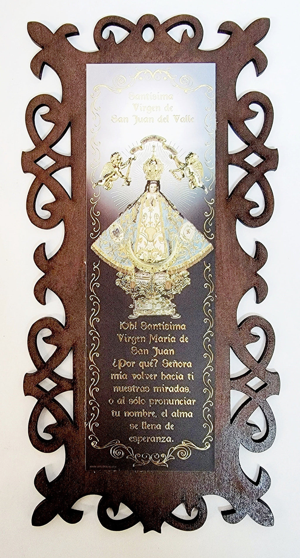 9 X 4.5" Wood Frame (MORE SAINTS)