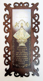 9 X 4.5" Wood Frame (MORE SAINTS)