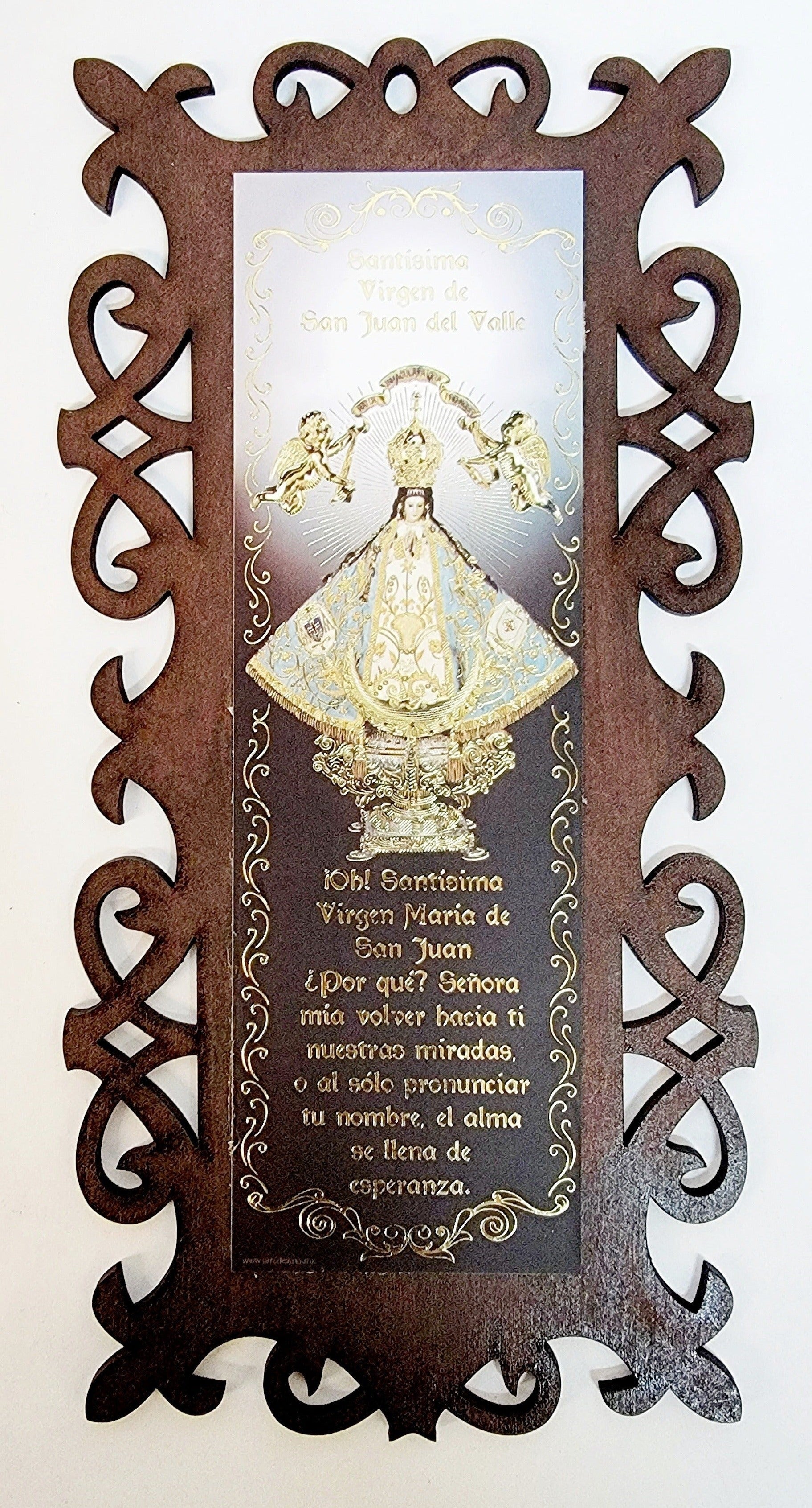 9 X 4.5" Wood Frame (MORE SAINTS)