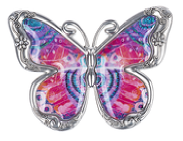 Miracle of Each Day Butterfly Pocket Charm
