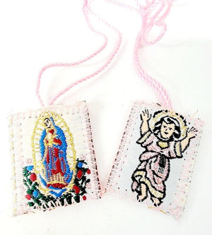 Medium Our Lady of Guadalupe with Divine Child Cloth Scapular