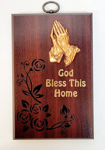 God Bless This Home Wall Plaque