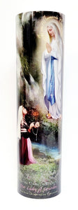 Our Lady of Lourdes LED Candle