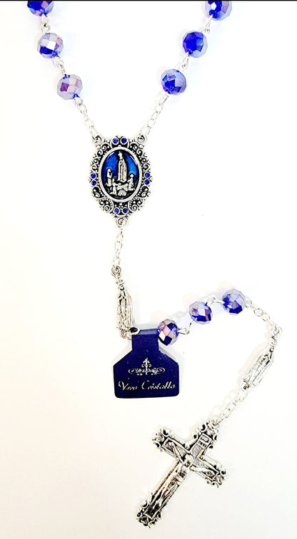 Our Lady of Fatima Blue Rosary