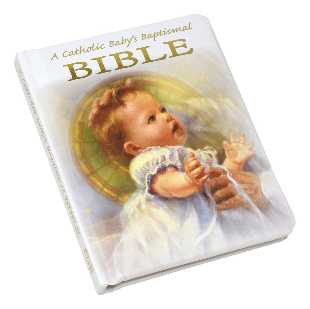 A Catholic Baby's Baptismal Bible