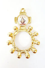 Gold/Silver Virgen de San Juan Finger Rosary