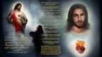 4x7 Sacred Heart and Margaret Mary LED Candle