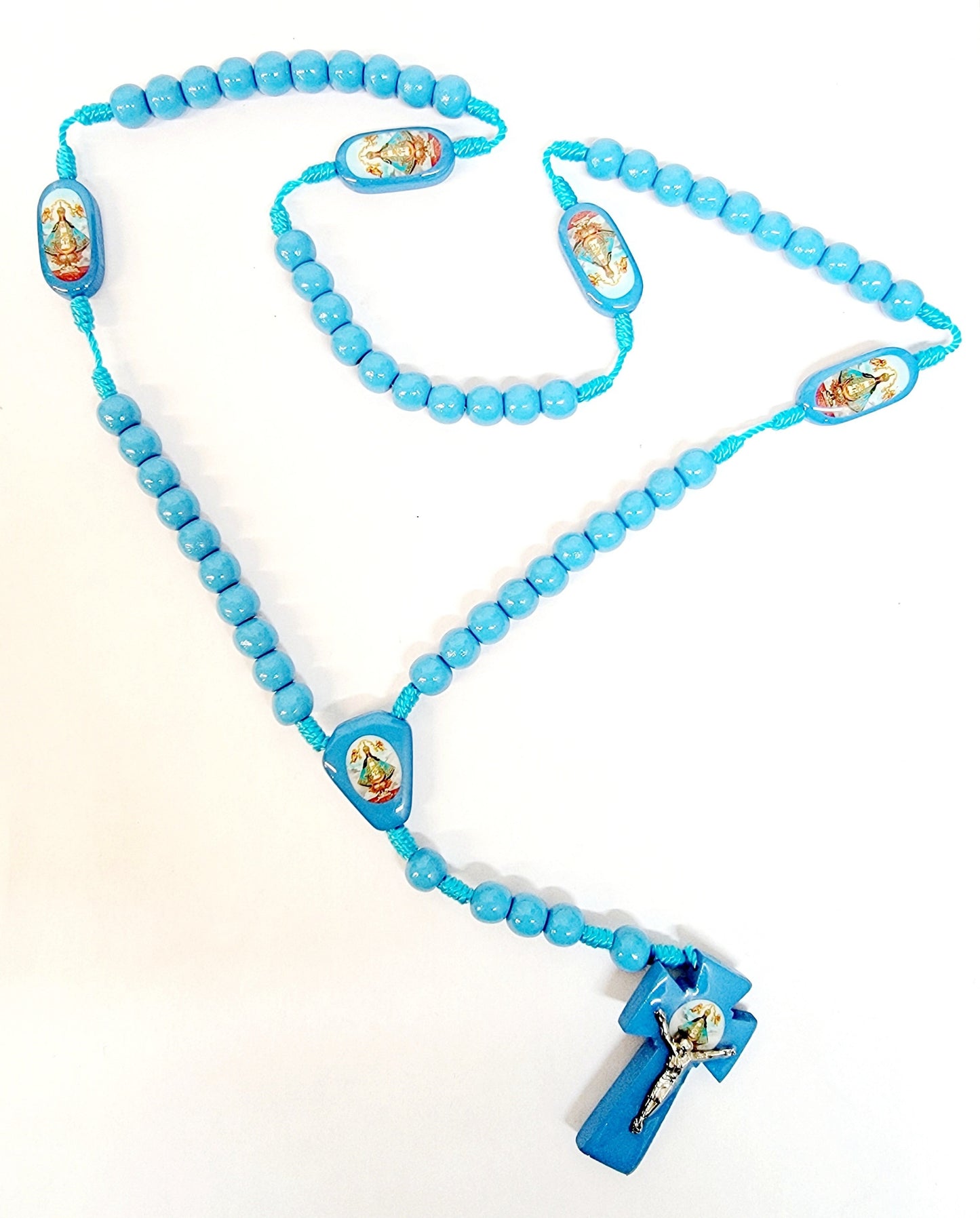 Wood Rosary (MORE SAINTS)
