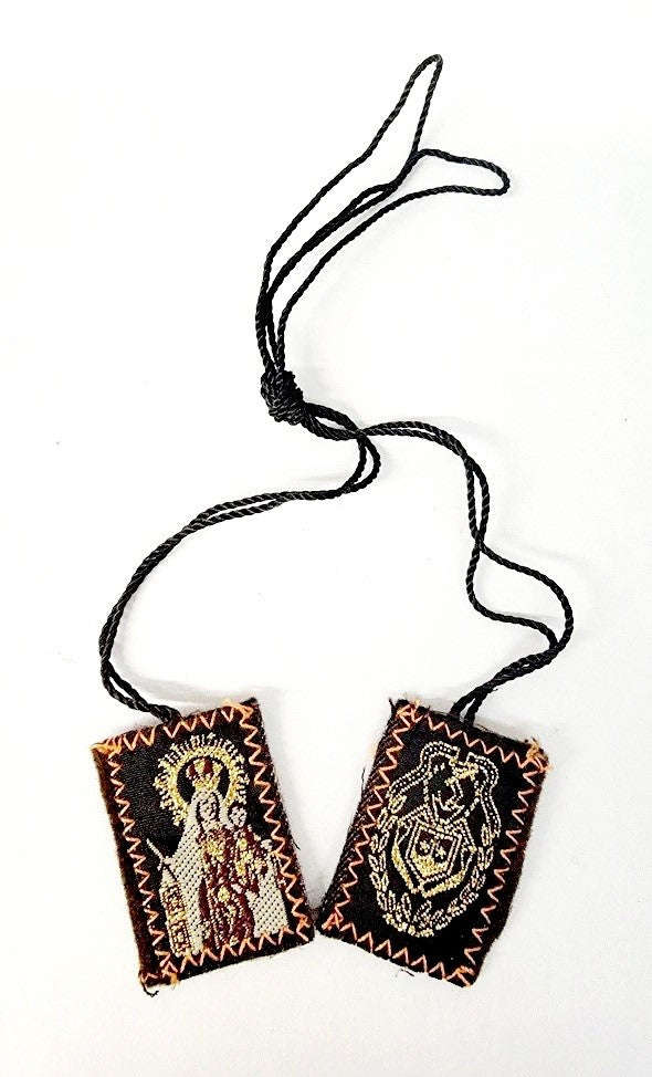 Medium Our Lady of Mount Carmel Cloth Scapular