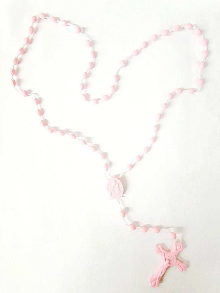 Plastic Cord Rosary (MORE COLORS)